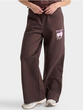 Unlike Humans NEW Coffee Jogger Pants Brown Women's Medium